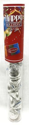 Happy Birthday Milk Chocolate Kisses In A Tube