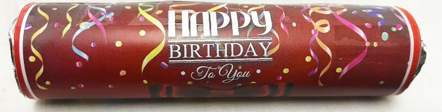 Happy Birthday Life Saver Fruit Rolls (20 Pieces)