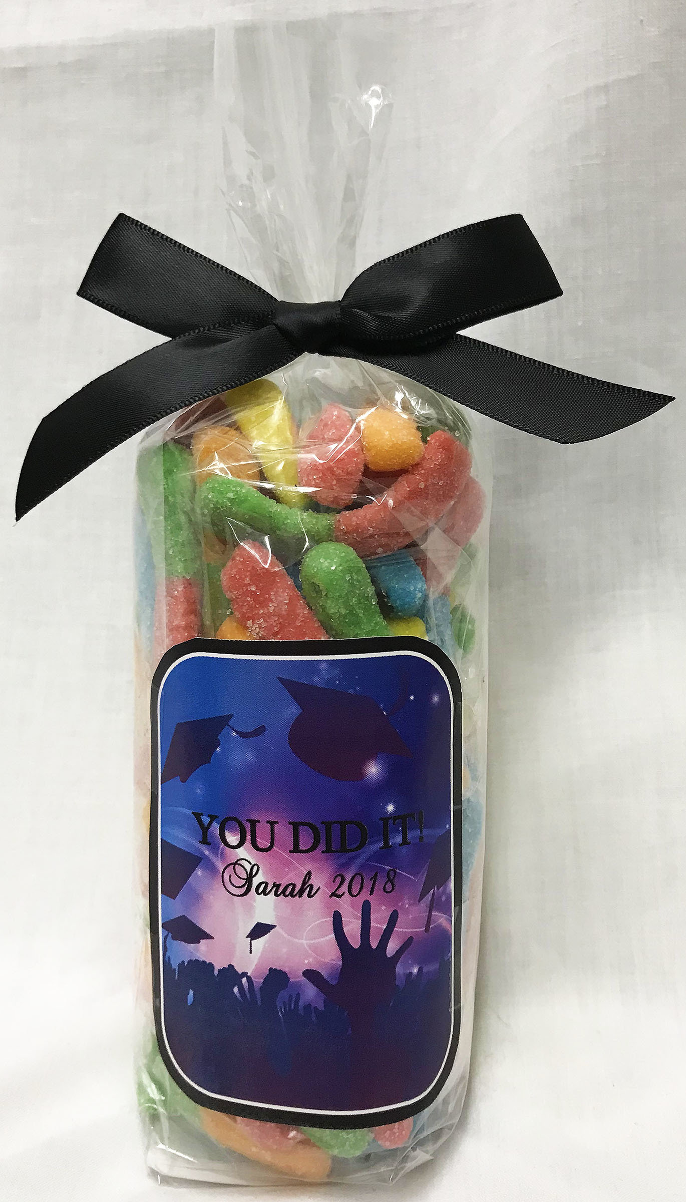 Graduation Celebrate Bag of Sour Worms