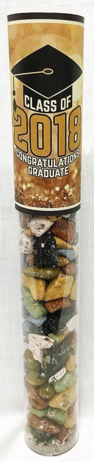 Gold Graduation Tube of Choco Rocks