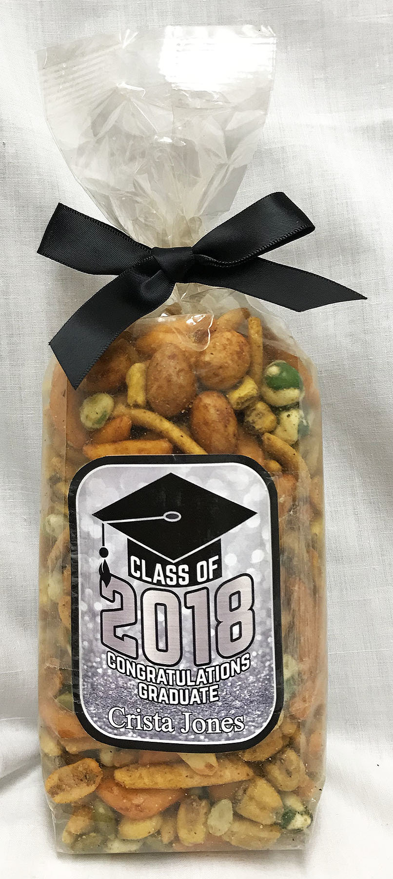 Silver Graduation Bag of Hot & Spicy Mix