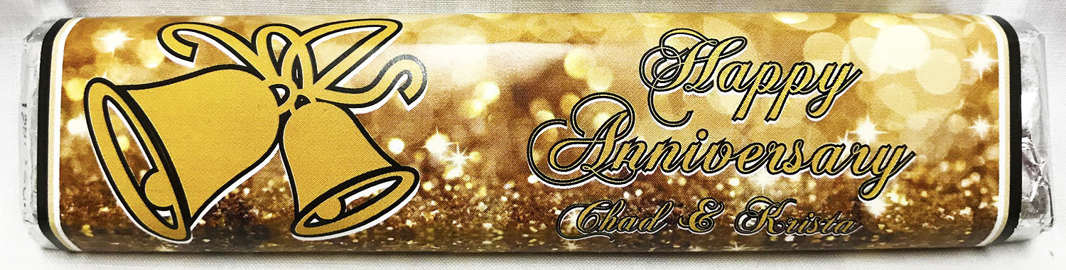 Gold Anniversary Gourmet Milk Chocolate Crisp Bar