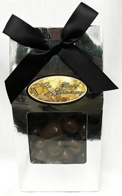 Gold Anniversary Silver Gable Box Filled with Any Candy
