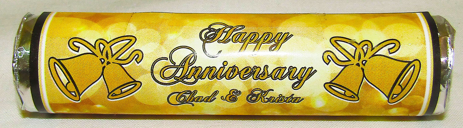 Gold Anniversary Life Saver Mint Rolls (20 Pieces)