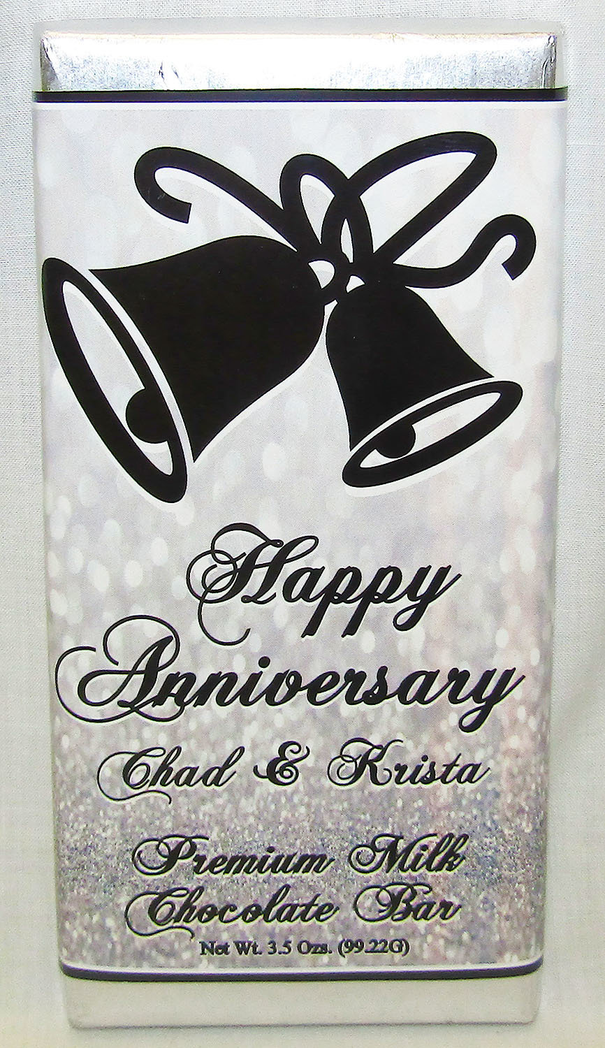 Silver Anniversary Premium Milk Chocolate Tablet