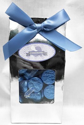 Blue Baby Pacifier Gable Box of Kisses Chocolate