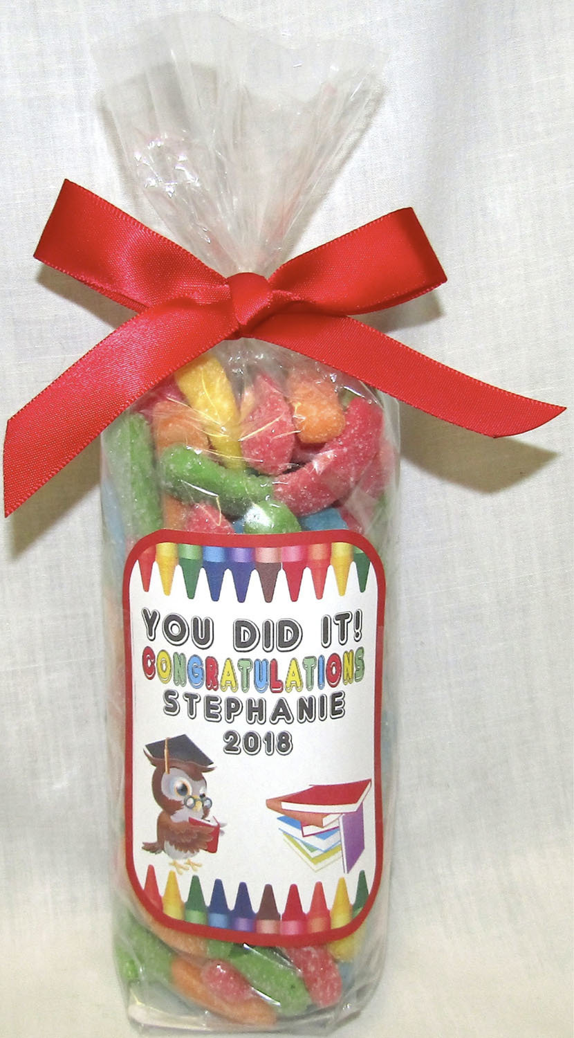 Kid Graduation Bag of Sour Worms