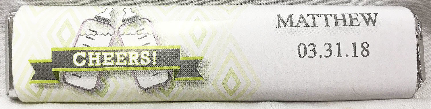 Green Baby Bottle Gourmet Milk Chocolate Caramel Bar