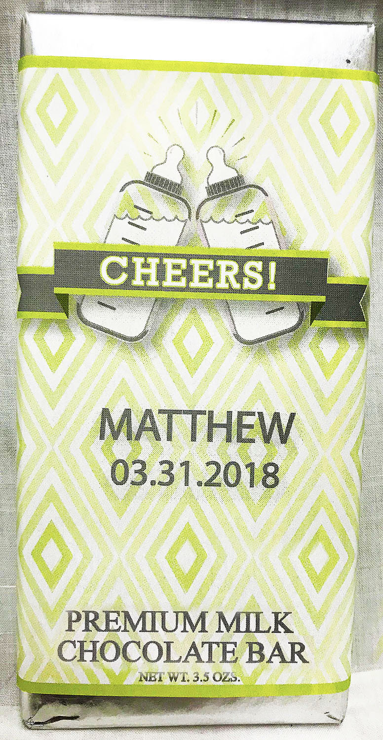 Green Baby Bottle Premium Milk Chocolate Tablet