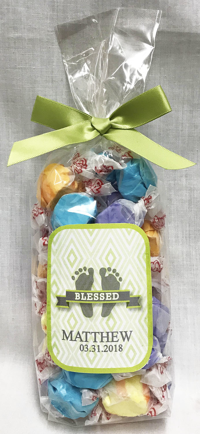 Green Baby Feet Gourmet Fruit Flavored Salt Water Taffy