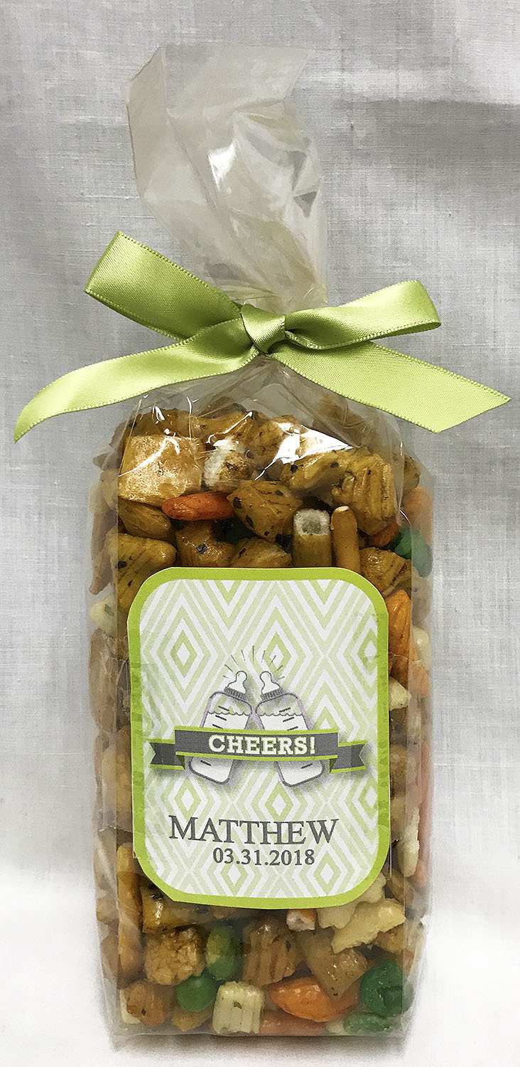 Green Baby Bottle Oriental Mix