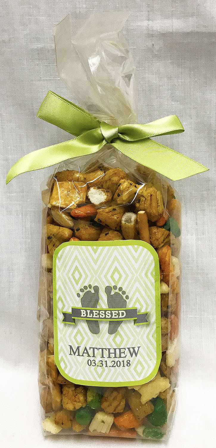 Green Baby Feet Oriental Mix