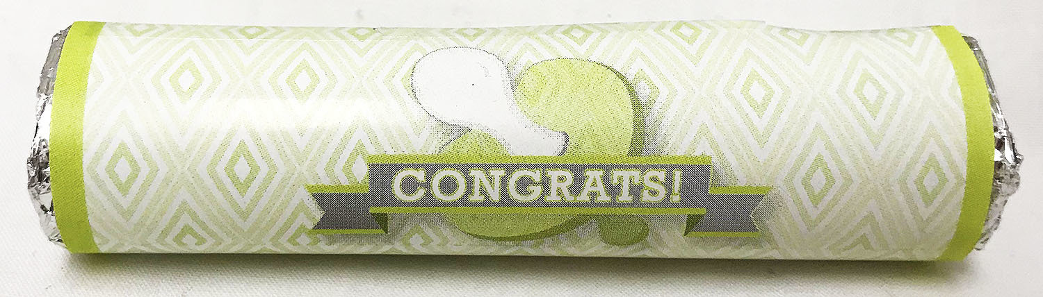 Green Baby Pacifier Life Saver Mint Rolls (20 Pieces)