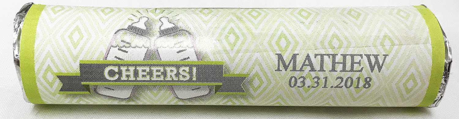 Green Baby Bottle Life Saver Mint Rolls (20 Pieces)