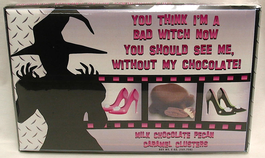 Kansas Bad Witch Box of Pecan Caramel Clusters