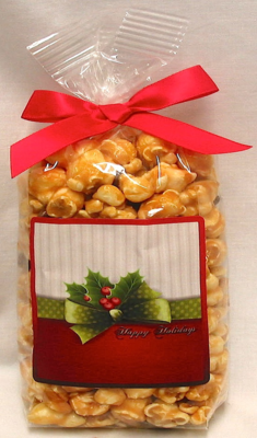 Holly XMAS Gourmet Almond Popcorn