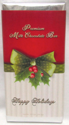 Holly XMAS Premium Milk Chocolate Bar