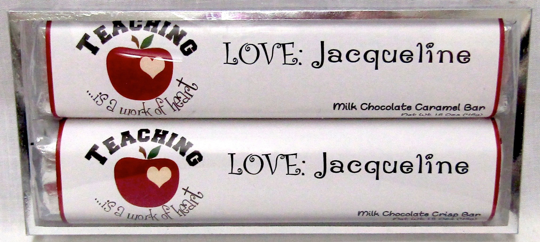 Teacher Appreciation 2 Pack Bars (Caramel & Crisp)