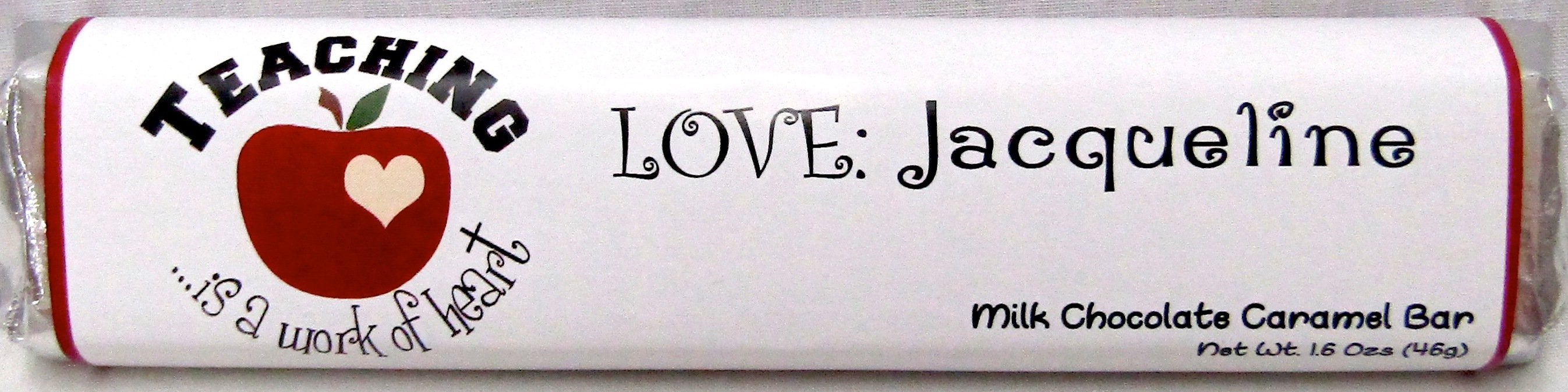 Teacher Appreciation Gourmet Milk Chocolate Caramel Bar