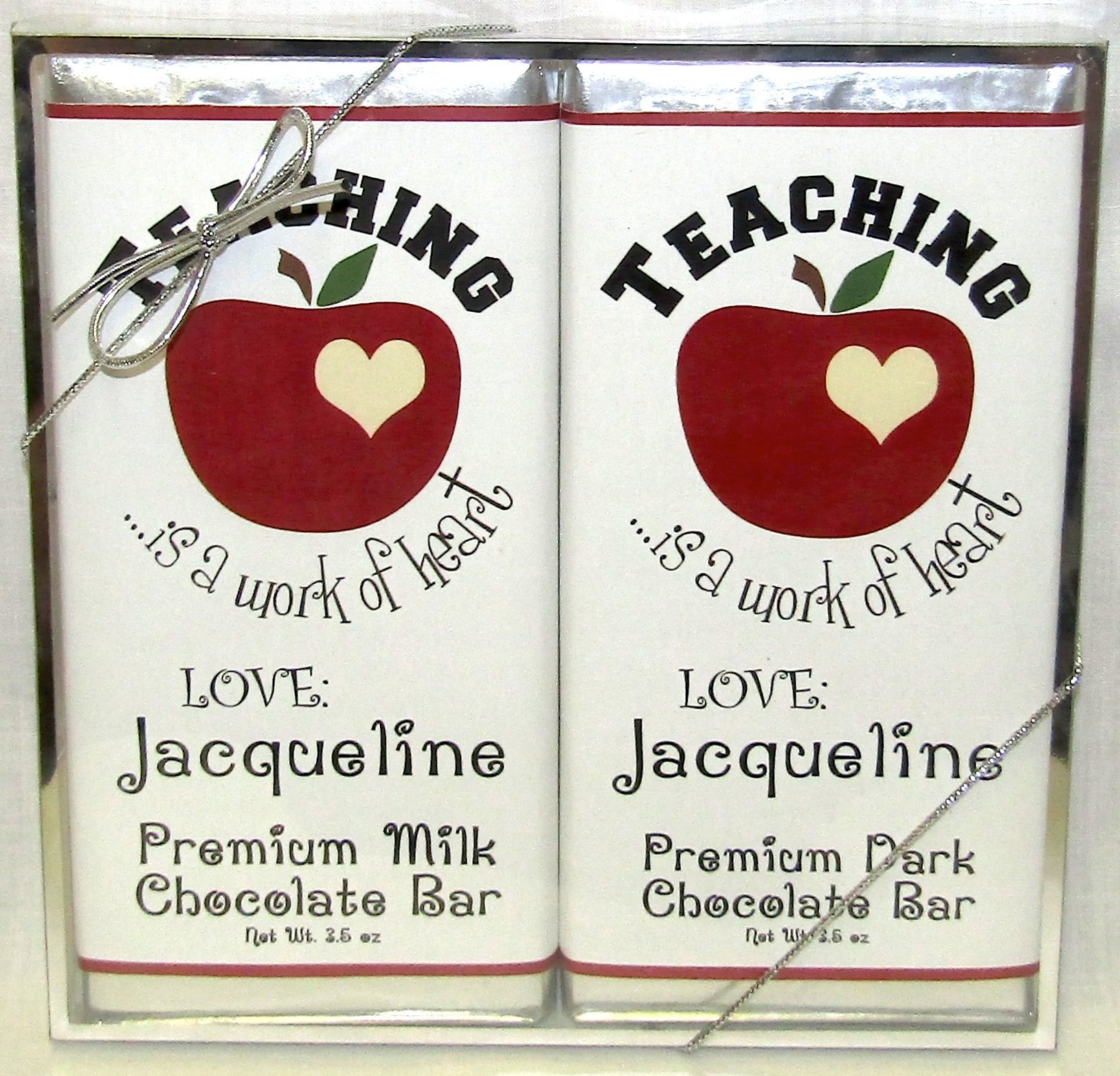 Teacher Appreciation 2 Pack Tablets (Milk & Dark Chococolate)