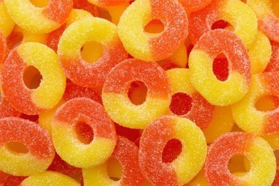 Gummi Peach Rings