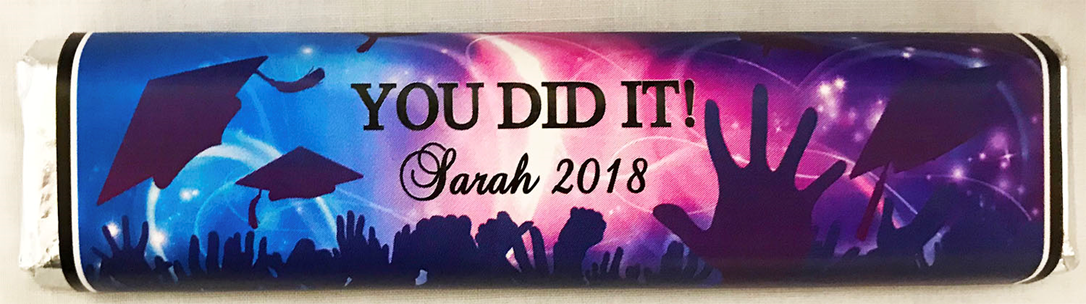 Graduation Celebrate Gourmet Milk Chocolate Caramel Bar