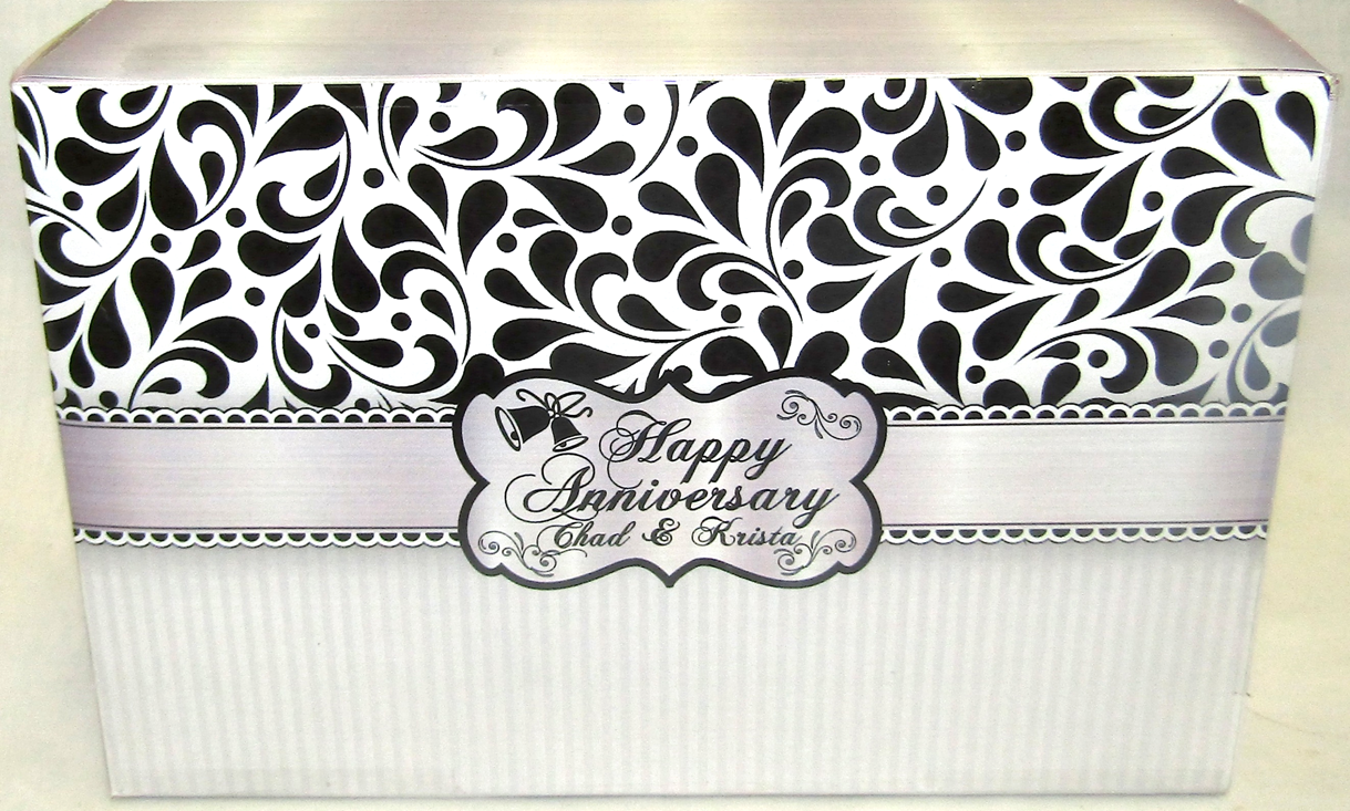 Silver Anniversary Box Milk Chocolate Pecan Caramel Clusters