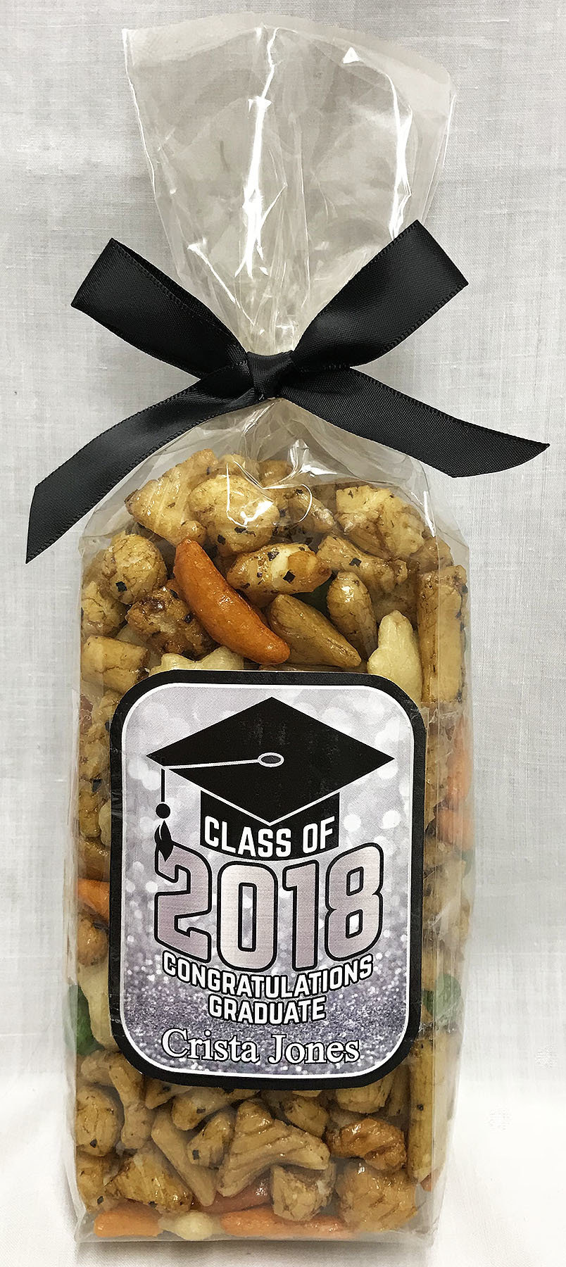 Silver Graduation Bag of Oriental Mix