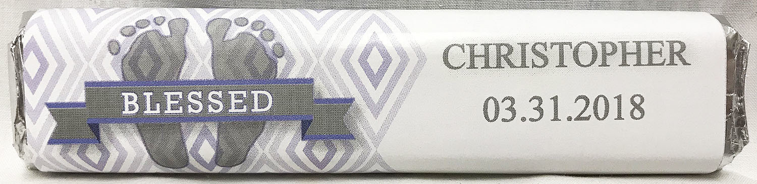 Blue Baby Feet Gourmet Milk Chocolate Caramel Bar