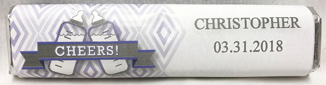 Blue Baby Bottle Gourmet Dark Chocolate Bar