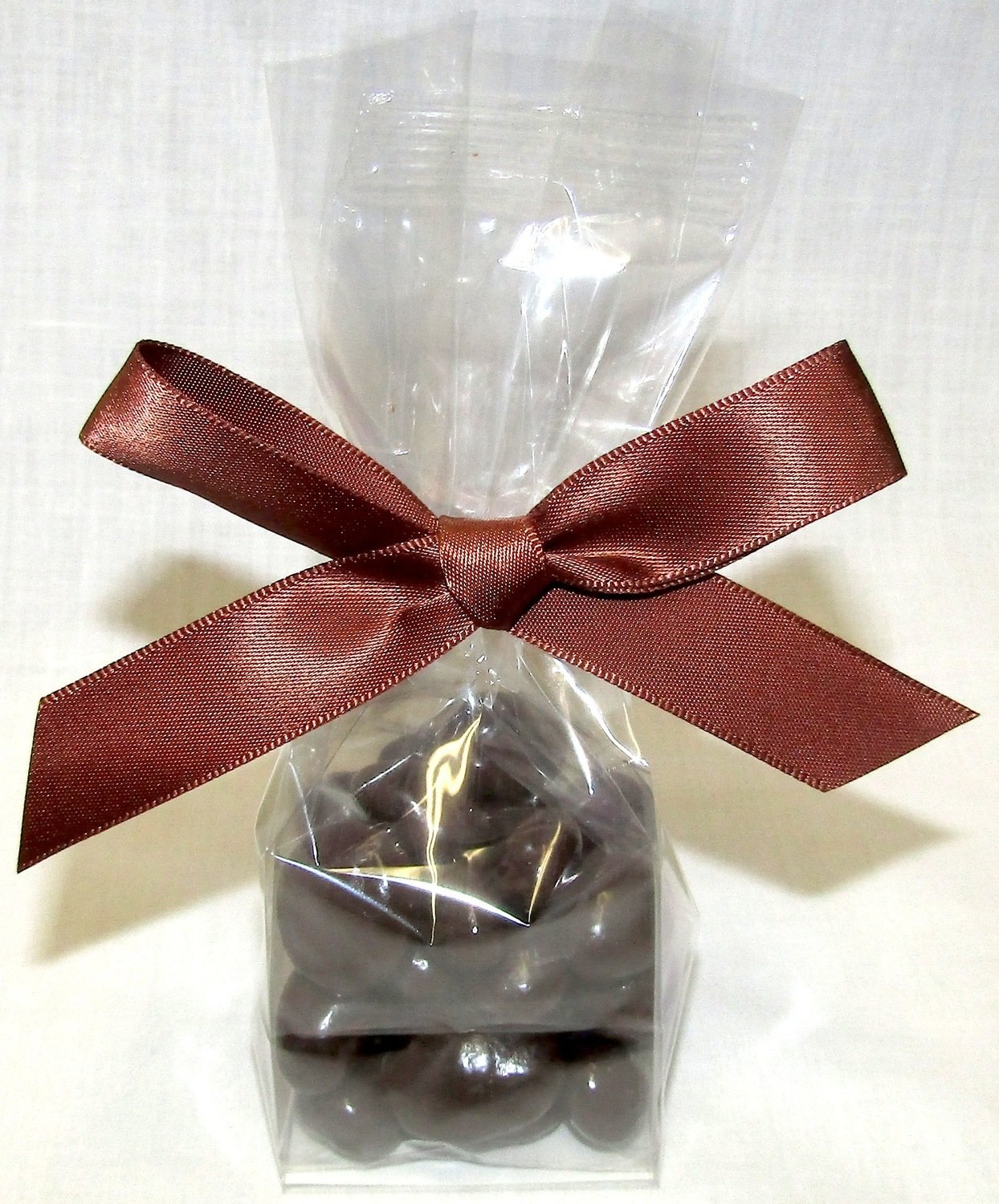 Small Bag Of Dark Chocolate Covered Raisins  Net Wt. 2 Ozs
