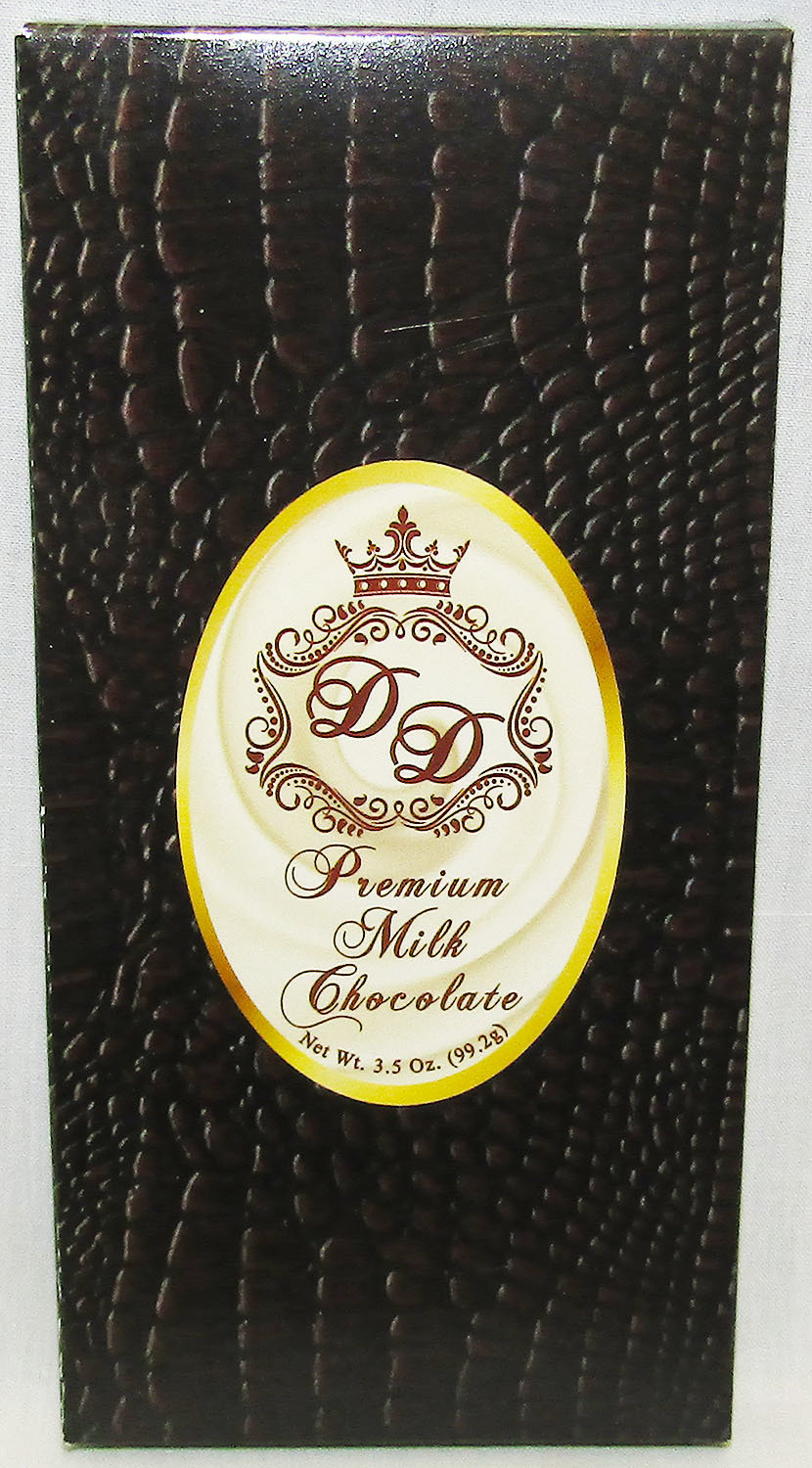 Brown 3" Wide x 6" Height Crocodile Box Filled With Large Premium Milk Chocolate Bar