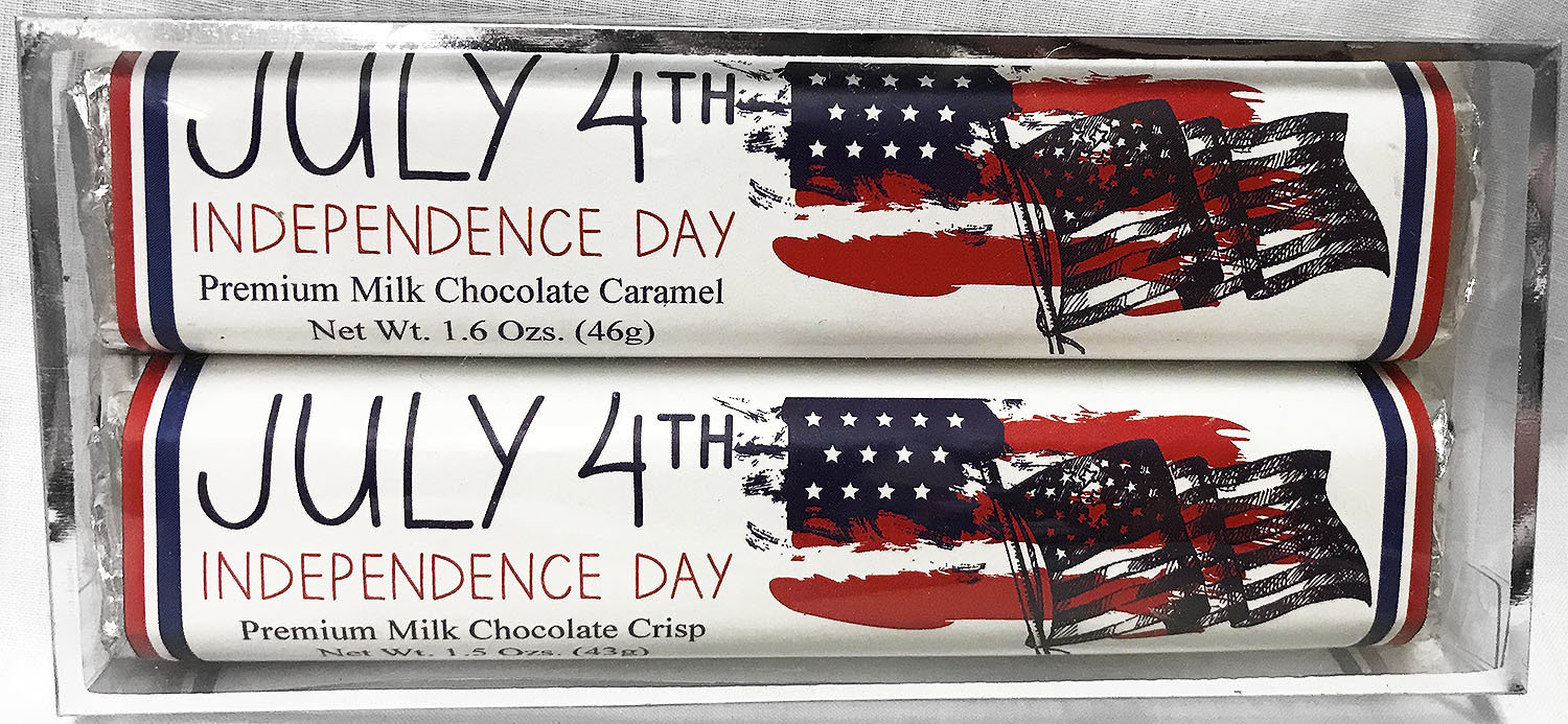 Independence Day 2 Pack Candy Bars (Caramel & Crisp) 5 11/16