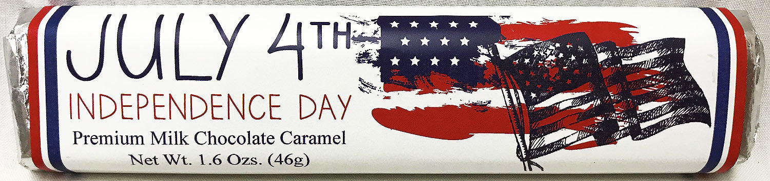Independence Day Premium Milk Chocolate Caramel Bar