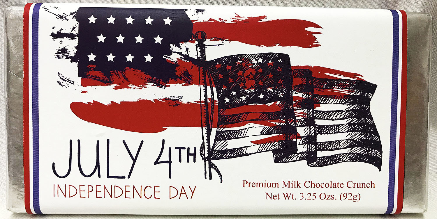 Independence Day Premium Milk Chocolate Crunch Tablet