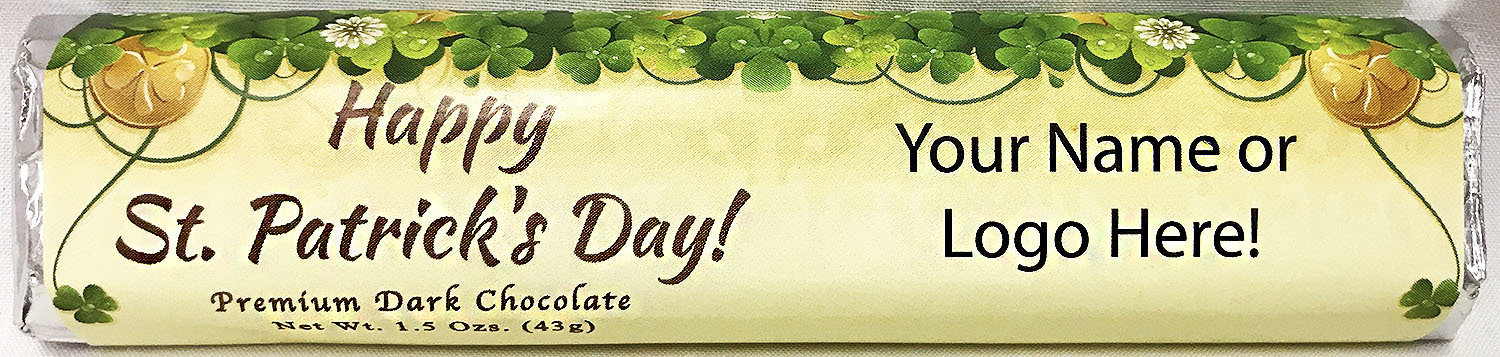 St. Patrick's Day Premium Dark Chocolate Bar