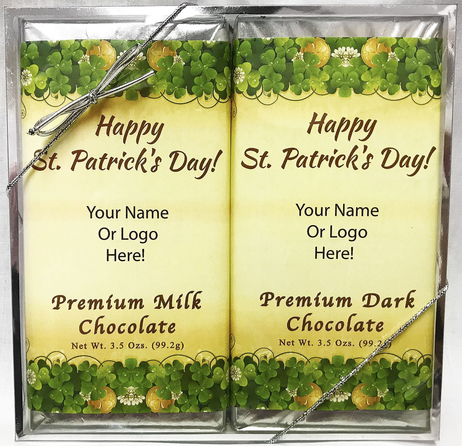 St. Patrick's Day 2 Pack Tablets (Premium Milk Chocolate & Dark Chocolate Tablets)