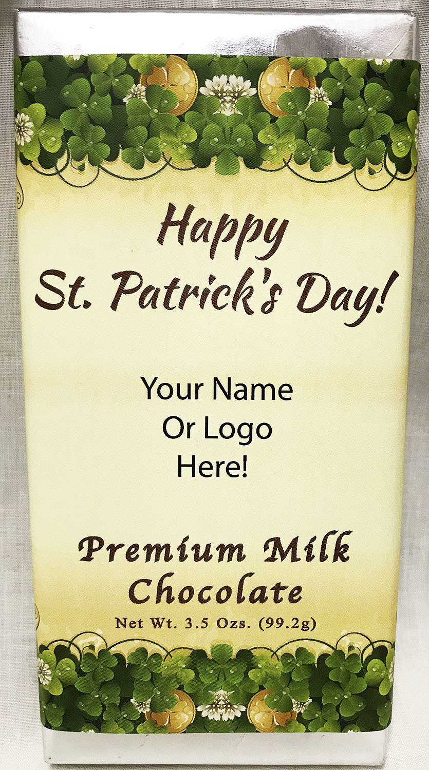 St. Patrick's Day Premium Milk Chocolate Tablet