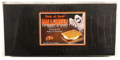 Ghost Halloween Box Filled with S'mores Kit (Makes 4 S'mores)