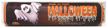 Ghost Halloween Premium Milk Chocolate Crisp Bar