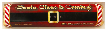Santa Claus Is Coming Premium Milk Chocolate Caramel Bar