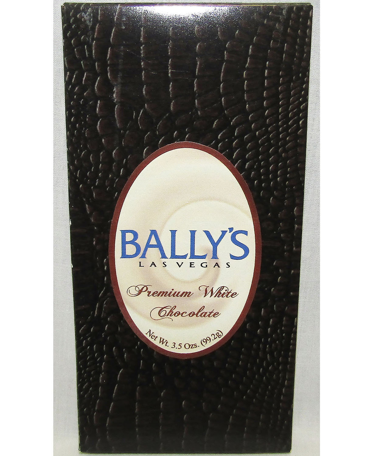 Brown 3' Wide x 6" Height Crocodile Box Filled With Large Premium White Chocolate Bar