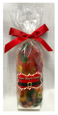 Santa Claus Is Coming Stand Bag Of Gummi Bears