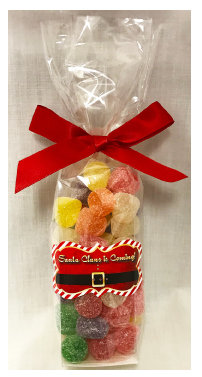 Santa Claus Is Coming Stand Bag Of Spice Drops