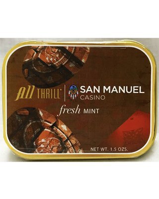 Mint Tin 3.25" Length x 2 3/8" Wide Filled With Breath Mints
