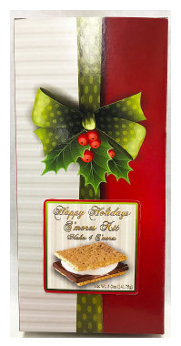 XMAS Holly Box S'mores Kit (Makes 4 S'mores)