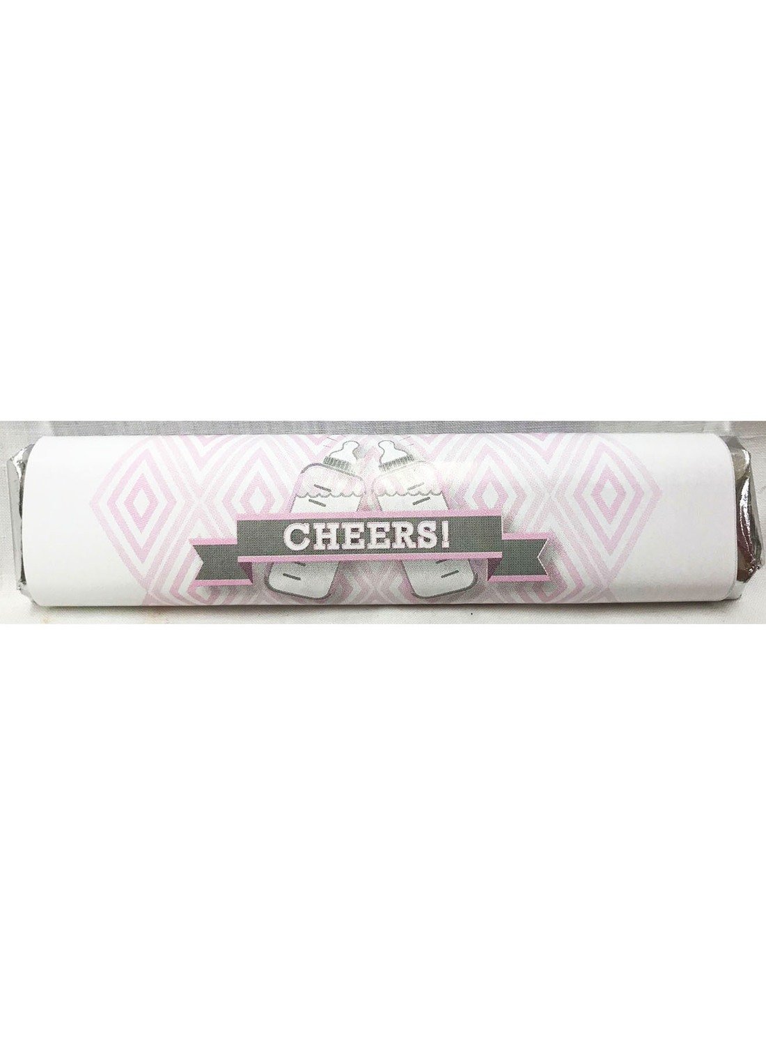 Pink Baby Bottle Gourmet Dark Chocolate Bar