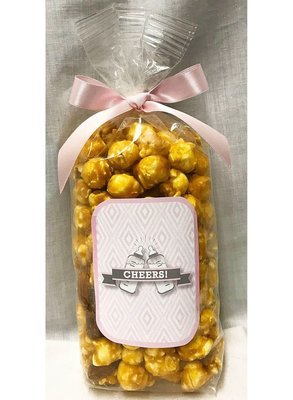 Pink Baby Bottle Gourmet Almond Caramel Popcorn