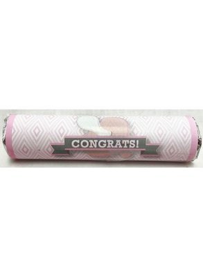 Pink Baby Pacifier Life Saver Fruit Rolls (20 Pieces)