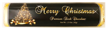 XMAS Gold Tree Premium Dark Chocolate Bar